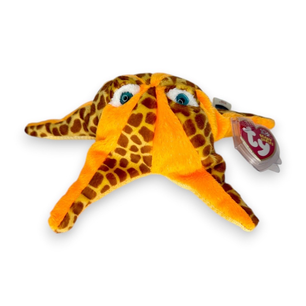 Wish the Starfish | Golden Ocean Star | Mint Heart Tag TY Beanie Baby